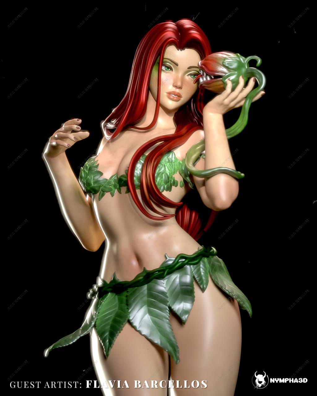 P站图纸印象馆 NYMPHA 3D DC漫画 毒藤女 NYMPHA 3D DC漫画 毒藤女