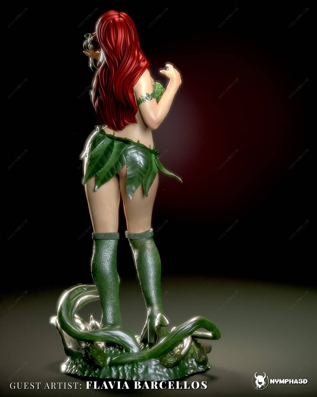 P站图纸印象馆 NYMPHA 3D DC漫画 毒藤女 NYMPHA 3D DC漫画 毒藤女