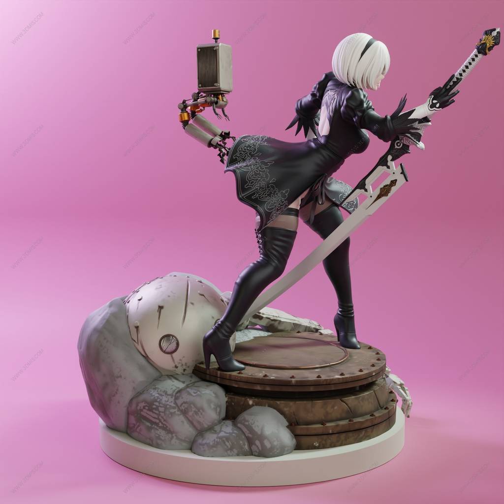 P站图纸印象馆 尼尔:机械纪元 尤尔哈2B 尼尔:机械纪元 尤尔哈2B