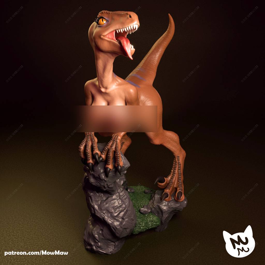 P站图纸印象馆 迅猛龙女郎 迅猛龙女郎