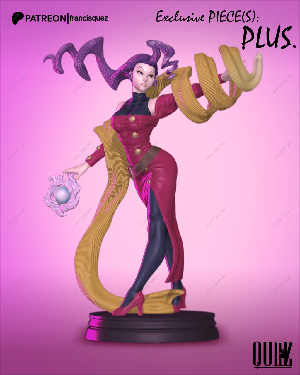 P站图纸印象馆 Francis Quez 街头霸王 萝丝 Francis Quez 街头霸王 萝丝