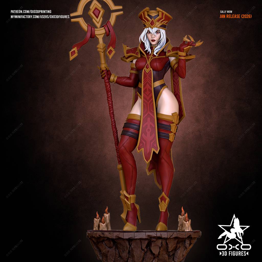 P站图纸印象馆 OXO3D 魔兽世界 萨莉·怀特迈恩 OXO3D 魔兽世界 萨莉·怀特迈恩