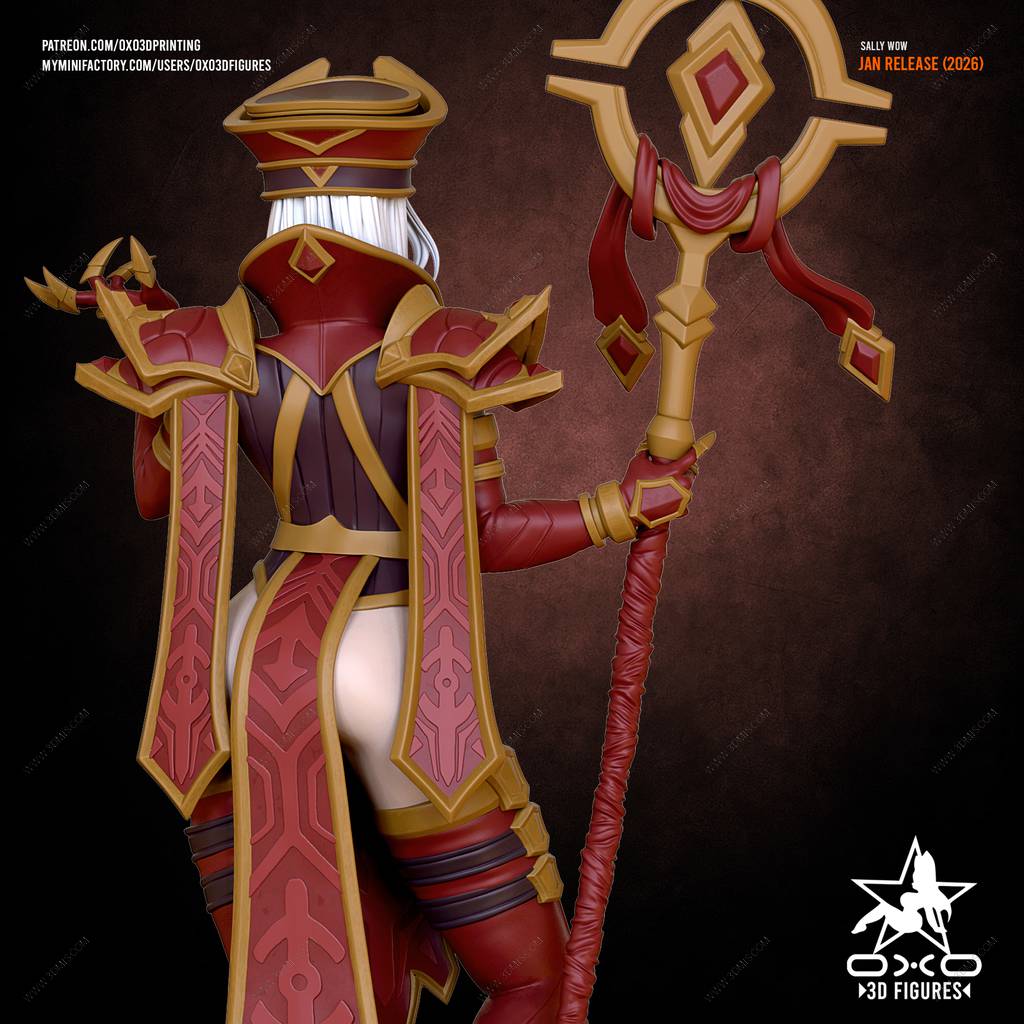 P站图纸印象馆 OXO3D 魔兽世界 萨莉·怀特迈恩 OXO3D 魔兽世界 萨莉·怀特迈恩