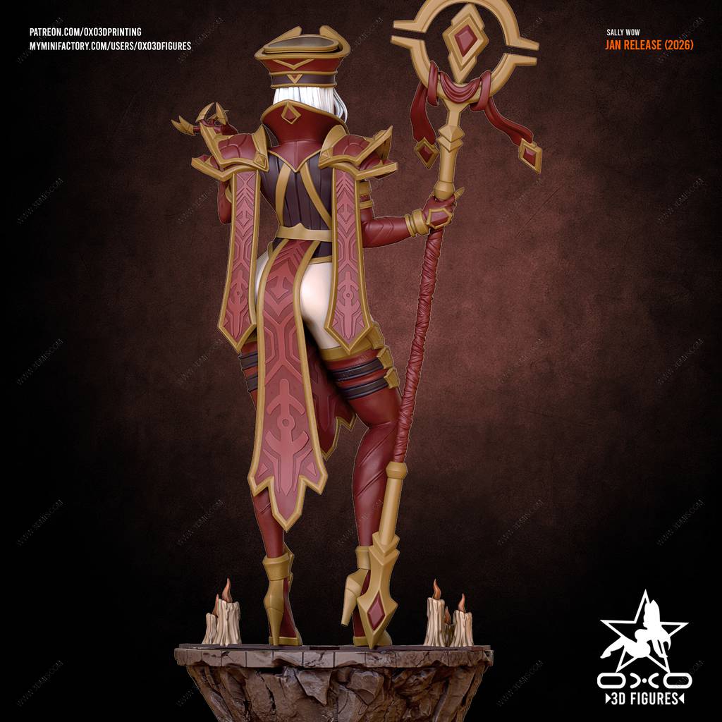 P站图纸印象馆 OXO3D 魔兽世界 萨莉·怀特迈恩 OXO3D 魔兽世界 萨莉·怀特迈恩
