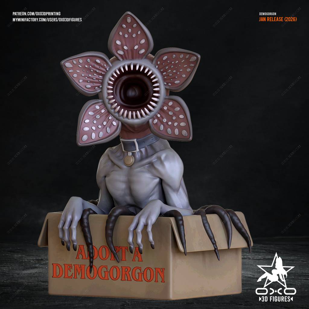 P站图纸印象馆 OXO3D 怪奇物语 魔王 OXO3D 怪奇物语 魔王