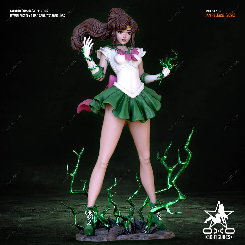 P站图纸印象馆 OXO3D 美少女战士 木野真琴 OXO3D 美少女战士 木野真琴