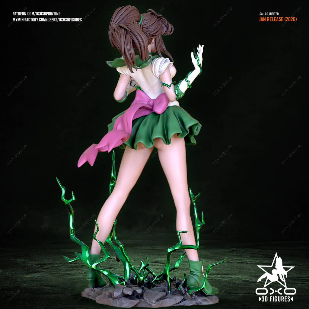 P站图纸印象馆 OXO3D 美少女战士 木野真琴 OXO3D 美少女战士 木野真琴