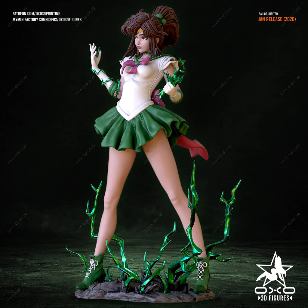 P站图纸印象馆 OXO3D 美少女战士 木野真琴 OXO3D 美少女战士 木野真琴