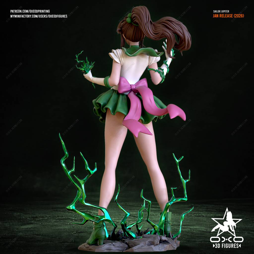 P站图纸印象馆 OXO3D 美少女战士 木野真琴 OXO3D 美少女战士 木野真琴