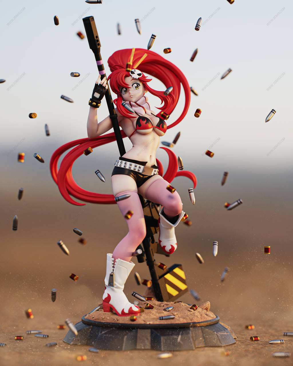 P站图纸印象馆 CA3D 天元突破红莲螺岩 优子 CA3D 天元突破红莲螺岩 优子