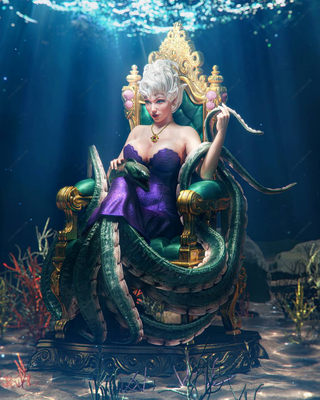 P站图纸印象馆 CA3D 深海女王 乌苏拉 CA3D 深海女王 乌苏拉