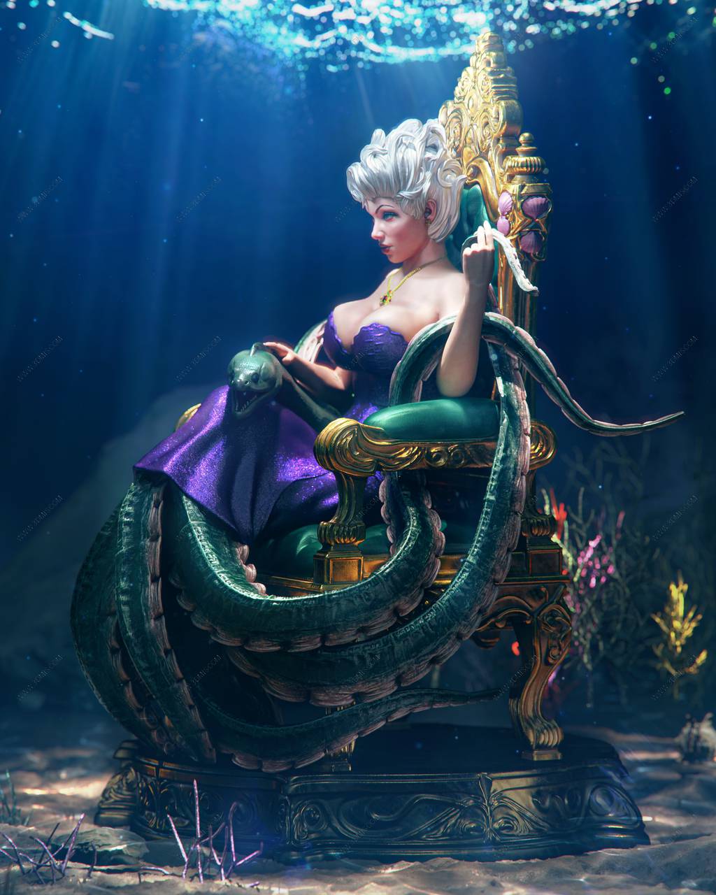 P站图纸印象馆 CA3D 深海女王 乌苏拉 CA3D 深海女王 乌苏拉