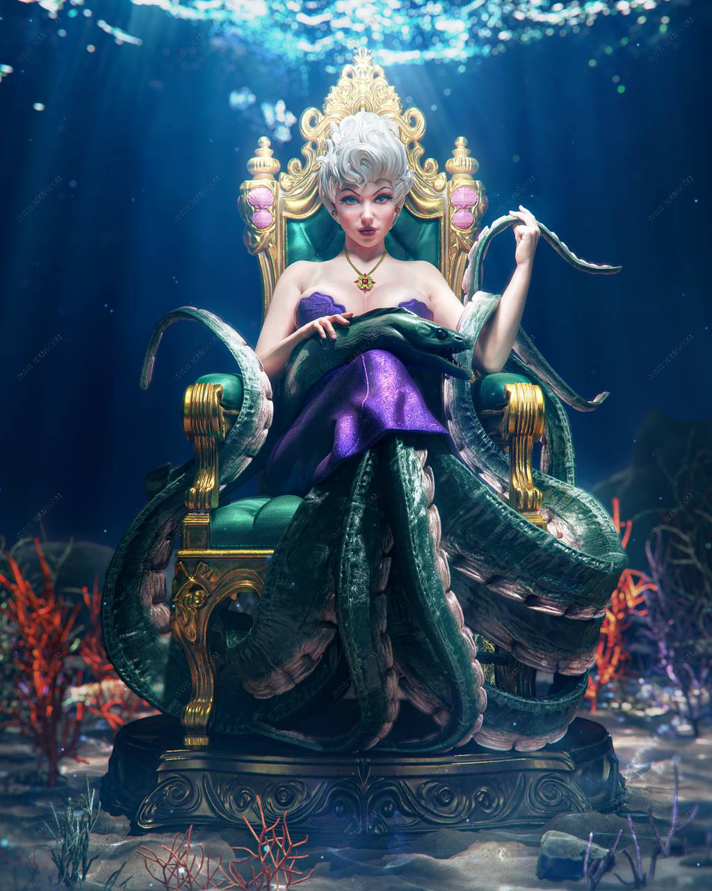 P站图纸印象馆 CA3D 深海女王 乌苏拉 CA3D 深海女王 乌苏拉