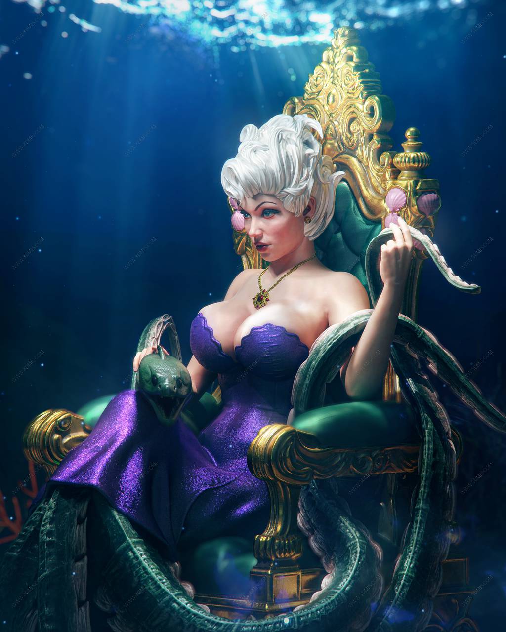 P站图纸印象馆 CA3D 深海女王 乌苏拉 CA3D 深海女王 乌苏拉