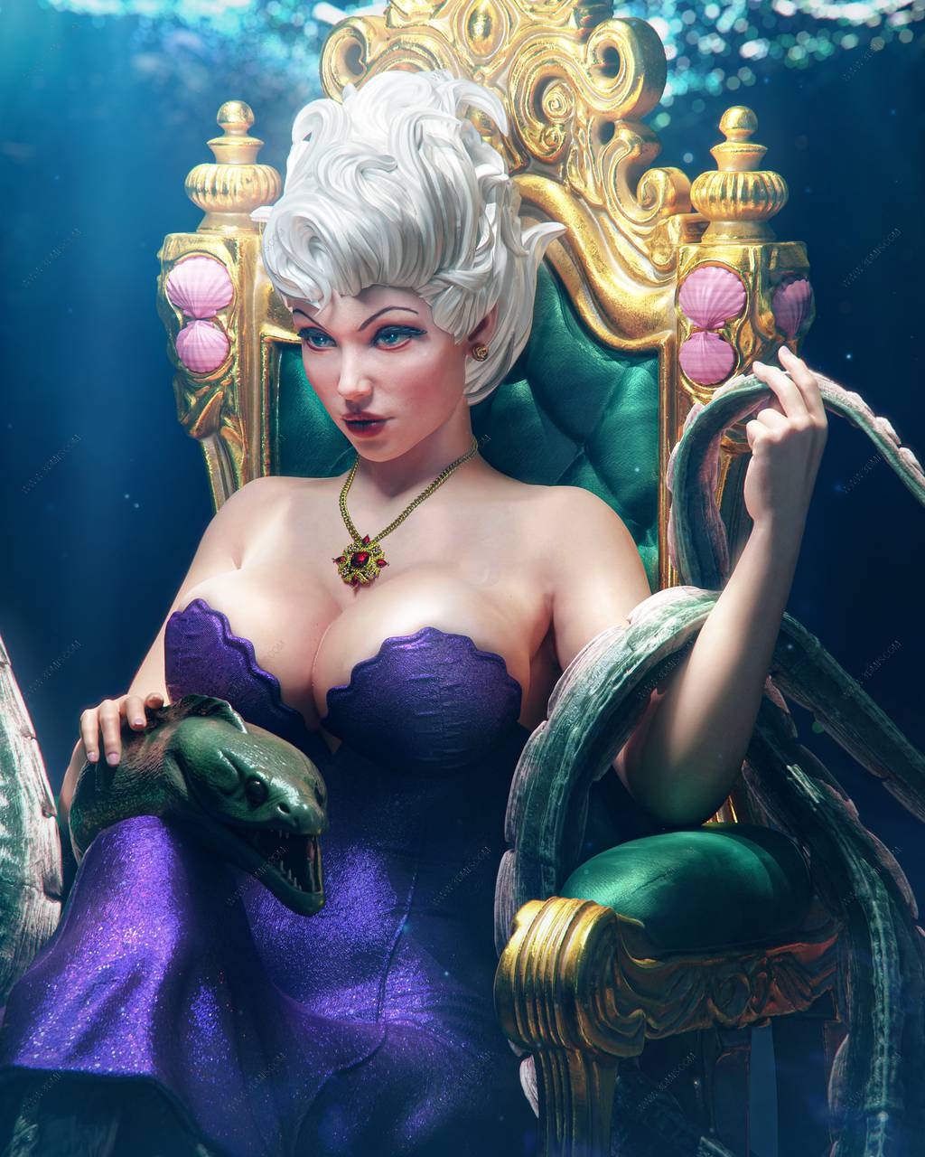 P站图纸印象馆 CA3D 深海女王 乌苏拉 CA3D 深海女王 乌苏拉