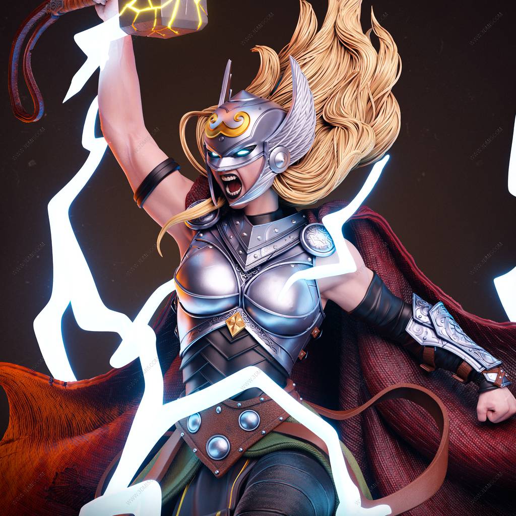 P站图纸印象馆 CA3D 漫威 女雷神 CA3D 漫威 女雷神