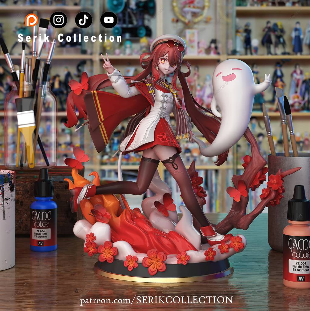 P站图纸印象馆 Serik 原神 胡桃 Serik 原神 胡桃