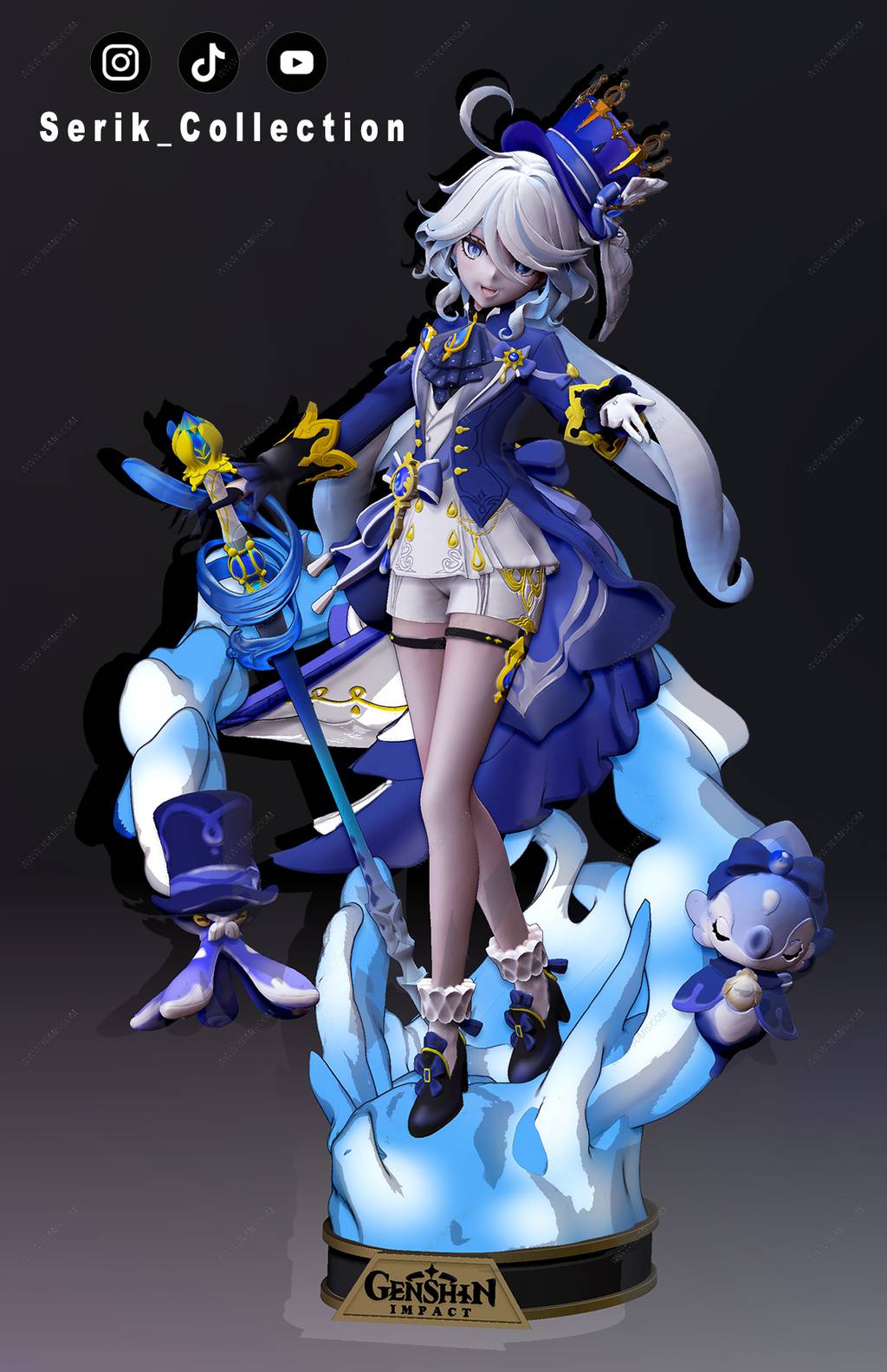 P站图纸印象馆 Serik 原神 芙宁娜 Serik 原神 芙宁娜