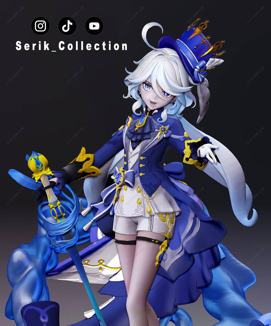 P站图纸印象馆 Serik 原神 芙宁娜 Serik 原神 芙宁娜