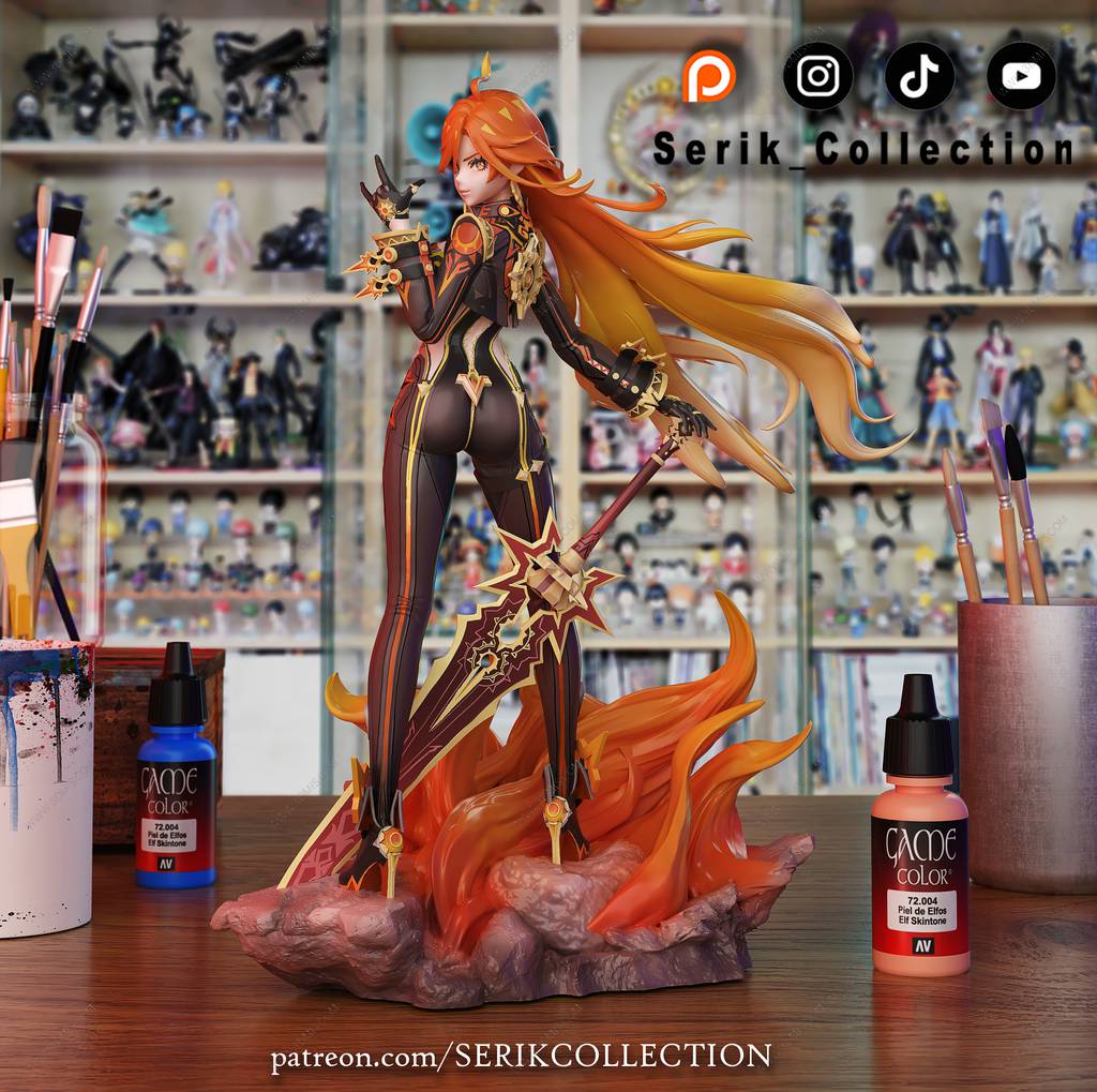 P站图纸印象馆 Serik 原神 玛薇卡 Serik 原神 玛薇卡
