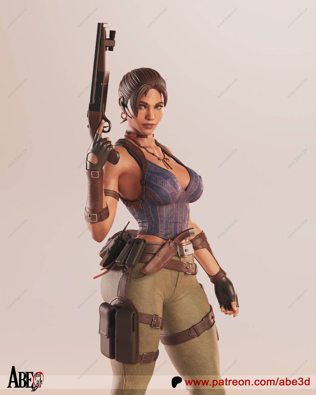 P站图纸印象馆 ABE3D 生化危机 谢娃·阿洛玛 ABE3D 生化危机 谢娃·阿洛玛