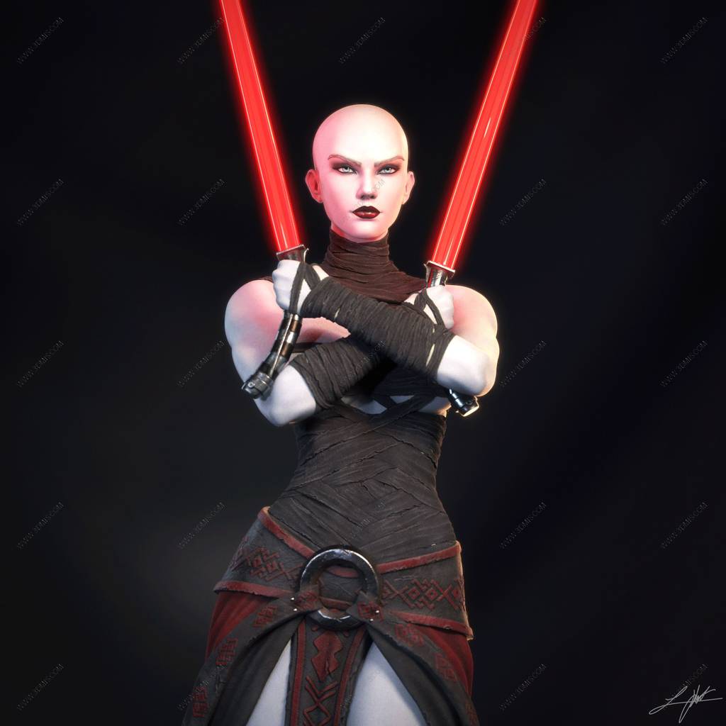 P站图纸印象馆 ABE3D 星球大战 阿萨吉·文崔斯 ABE3D 星球大战 阿萨吉·文崔斯