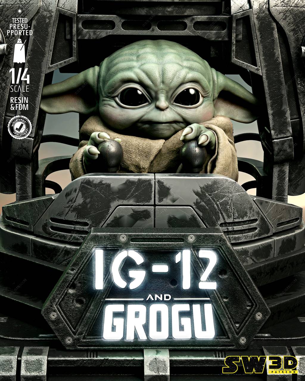 P站图纸印象馆 SW3D 星球大战 格洛古 SW3D 星球大战 格洛古