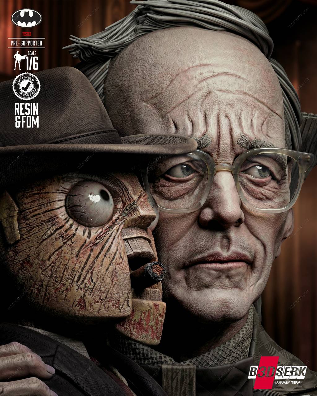 P站图纸印象馆 B3DSERK DC漫画 疤脸和腹语者 B3DSERK DC漫画 疤脸和腹语者