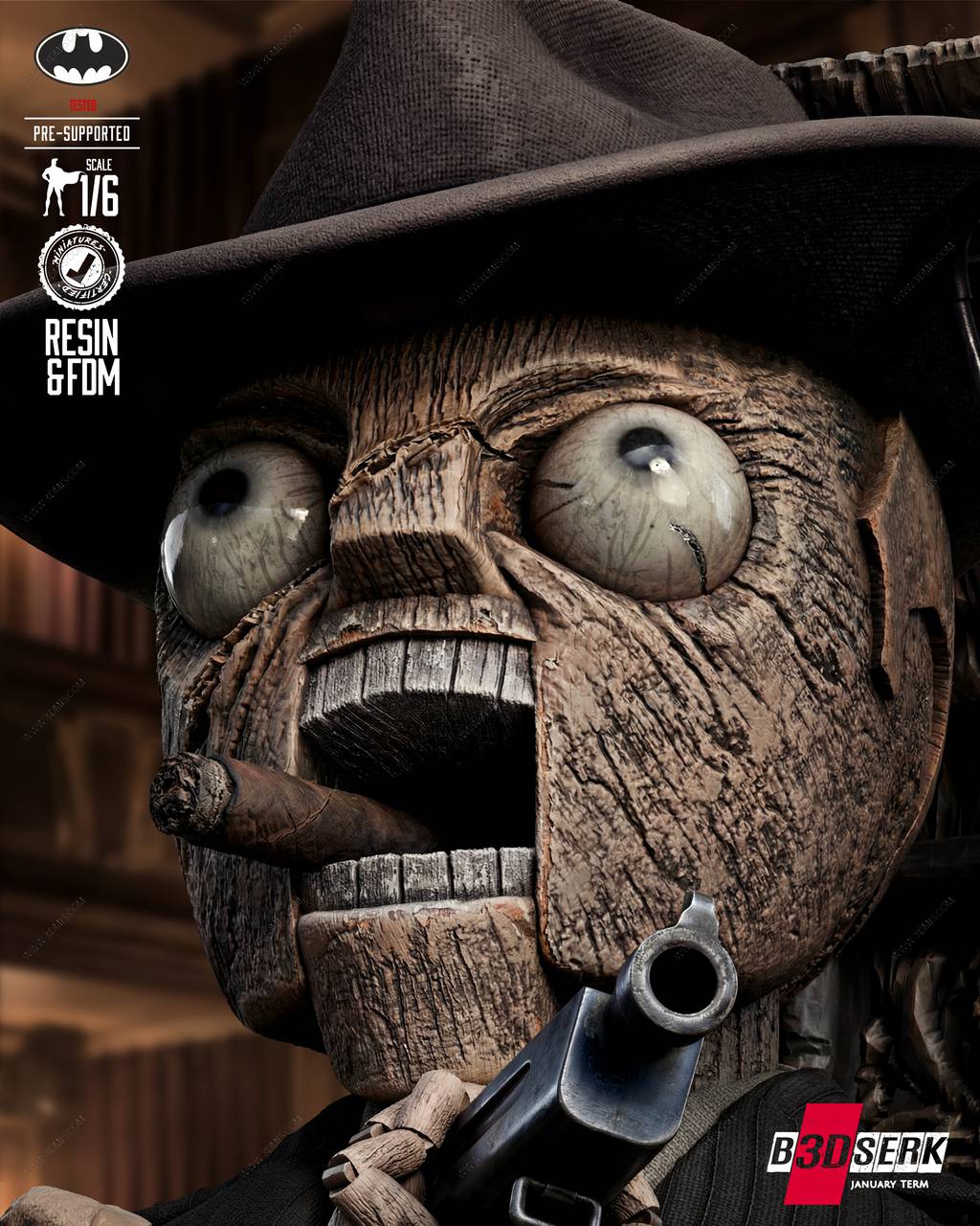 P站图纸印象馆 B3DSERK DC漫画 疤脸和腹语者 B3DSERK DC漫画 疤脸和腹语者