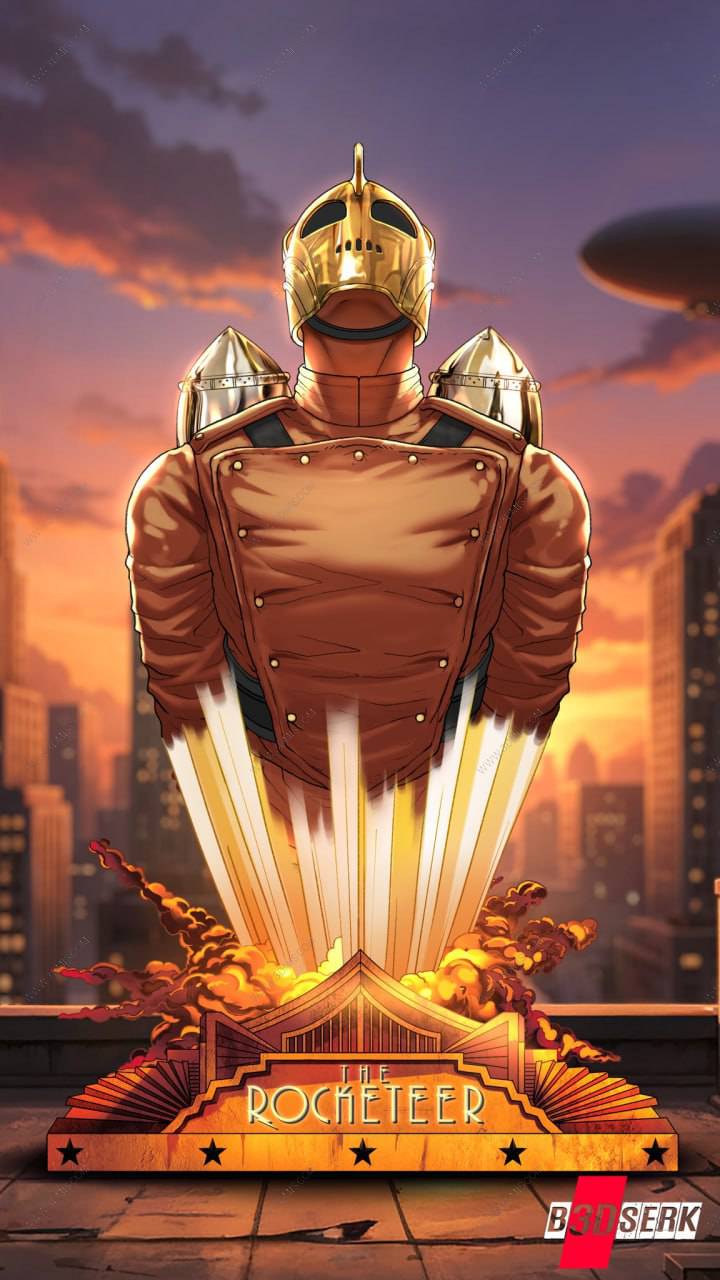 P站图纸印象馆 B3DSERK 火箭手 B3DSERK 火箭手