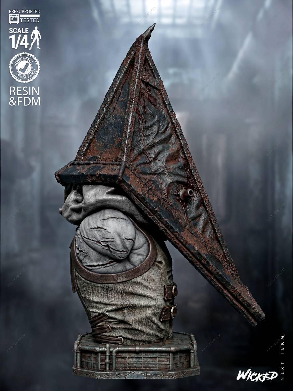 P站图纸印象馆 3DWicked 寂静岭 大铁头 3DWicked 寂静岭 大铁头