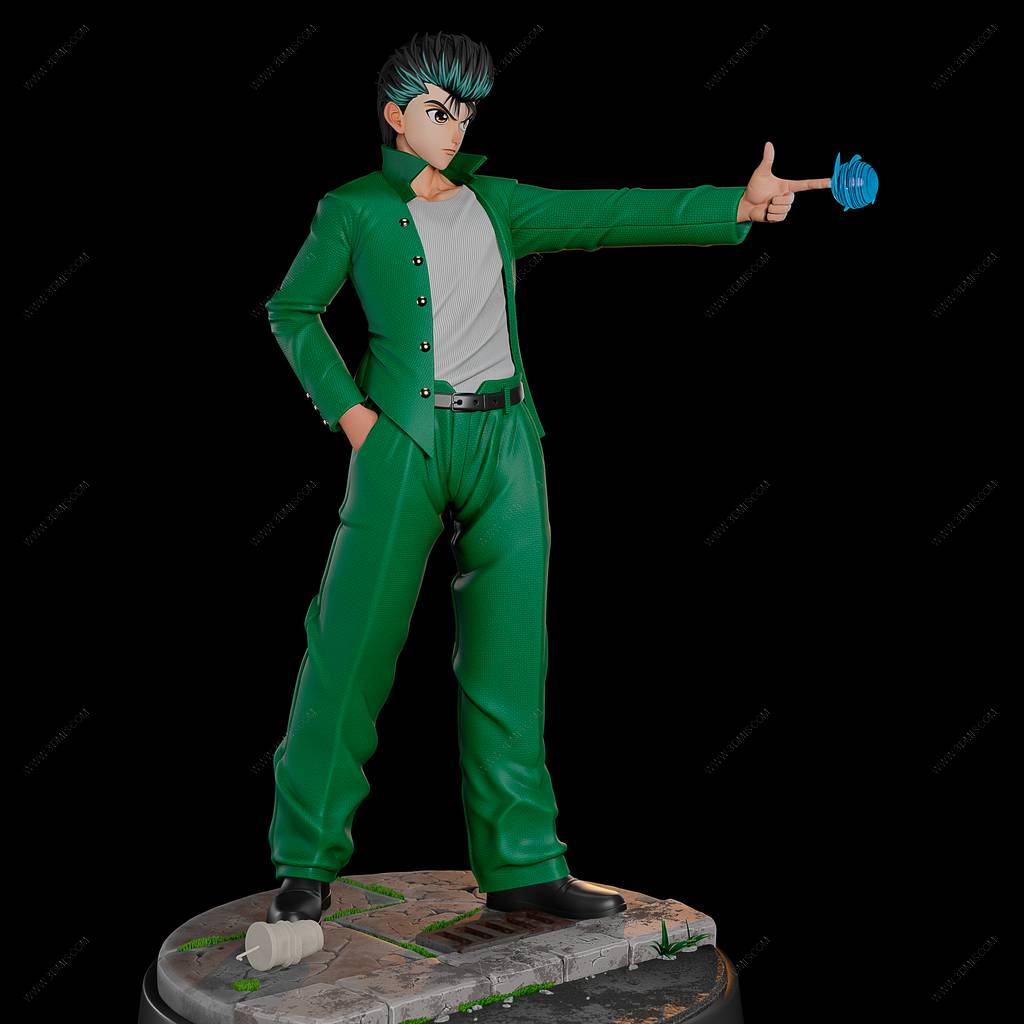 P站图纸印象馆 Momoji 幽游白书 浦饭幽助 Momoji 幽游白书 浦饭幽助