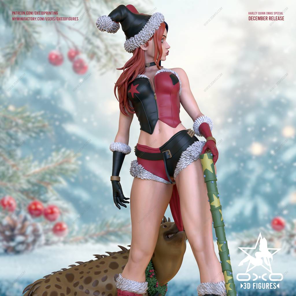 P站图纸印象馆 OXO3D DC漫画 哈莉·奎茵 OXO3D DC漫画 哈莉·奎茵