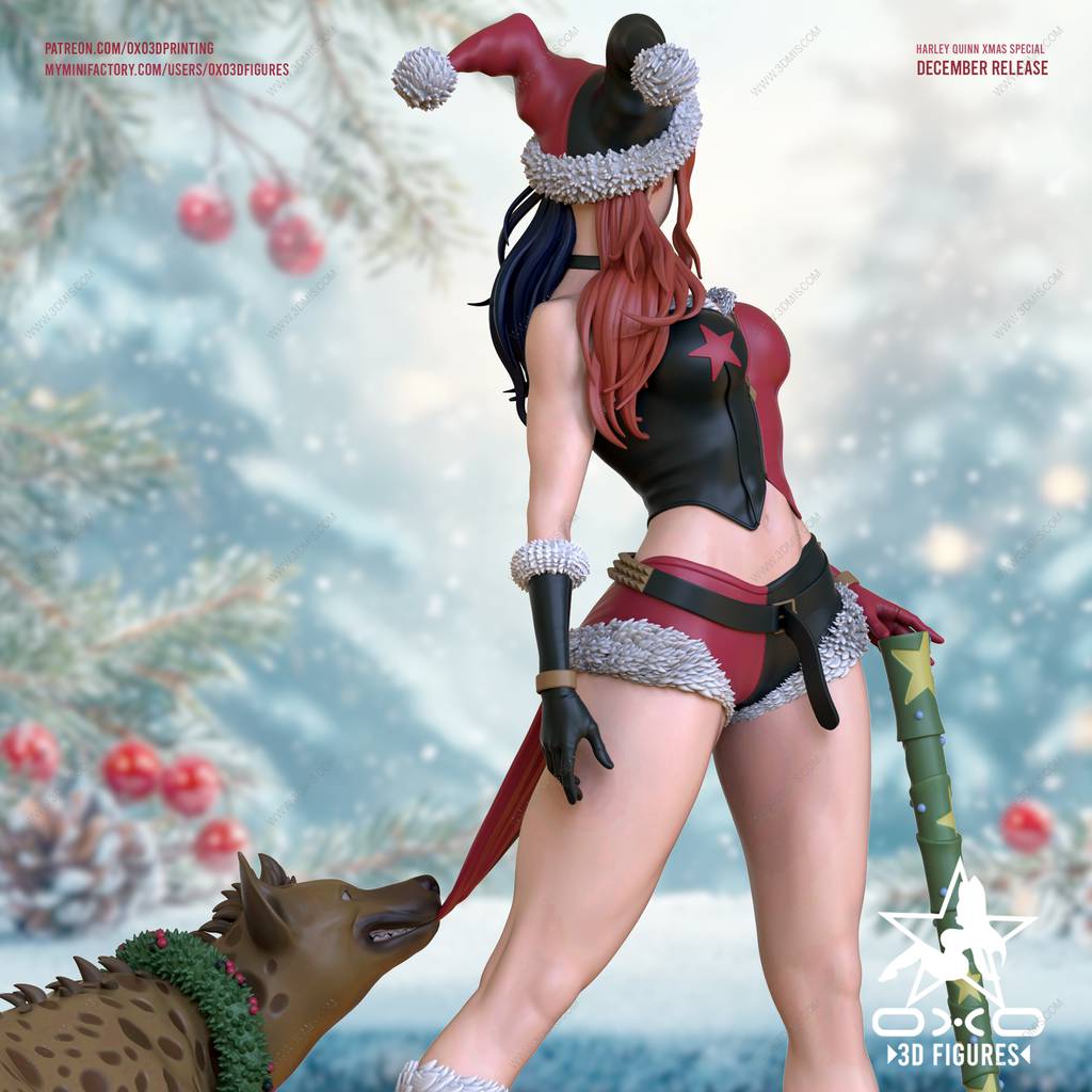 P站图纸印象馆 OXO3D DC漫画 哈莉·奎茵 OXO3D DC漫画 哈莉·奎茵