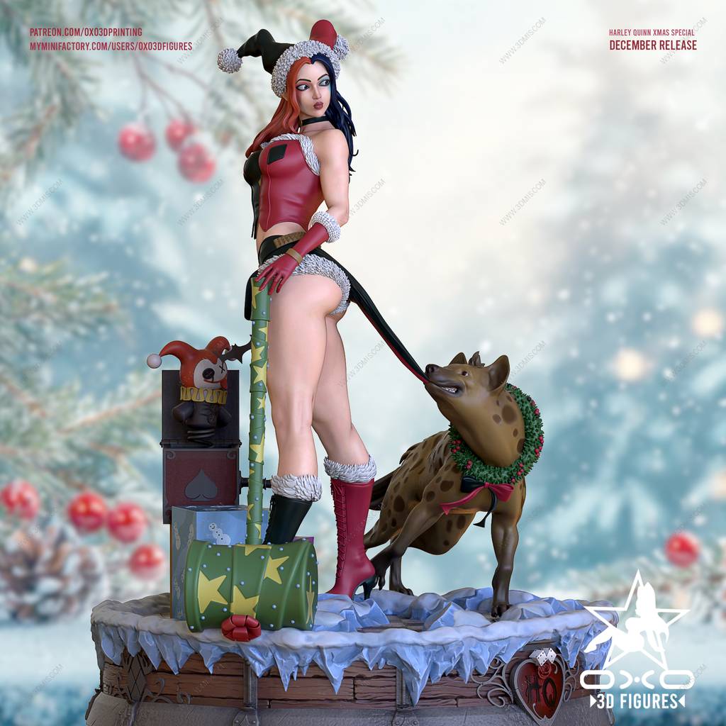 P站图纸印象馆 OXO3D DC漫画 哈莉·奎茵 OXO3D DC漫画 哈莉·奎茵