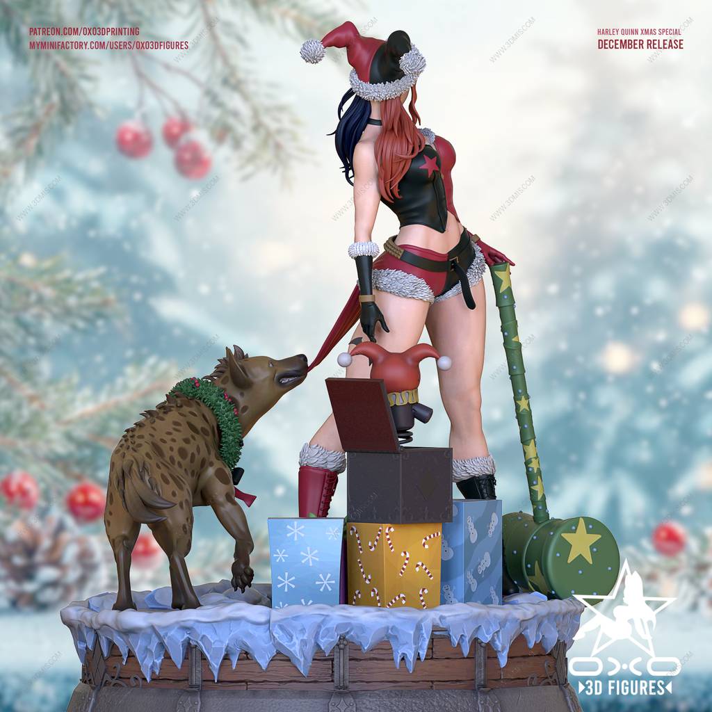 P站图纸印象馆 OXO3D DC漫画 哈莉·奎茵 OXO3D DC漫画 哈莉·奎茵