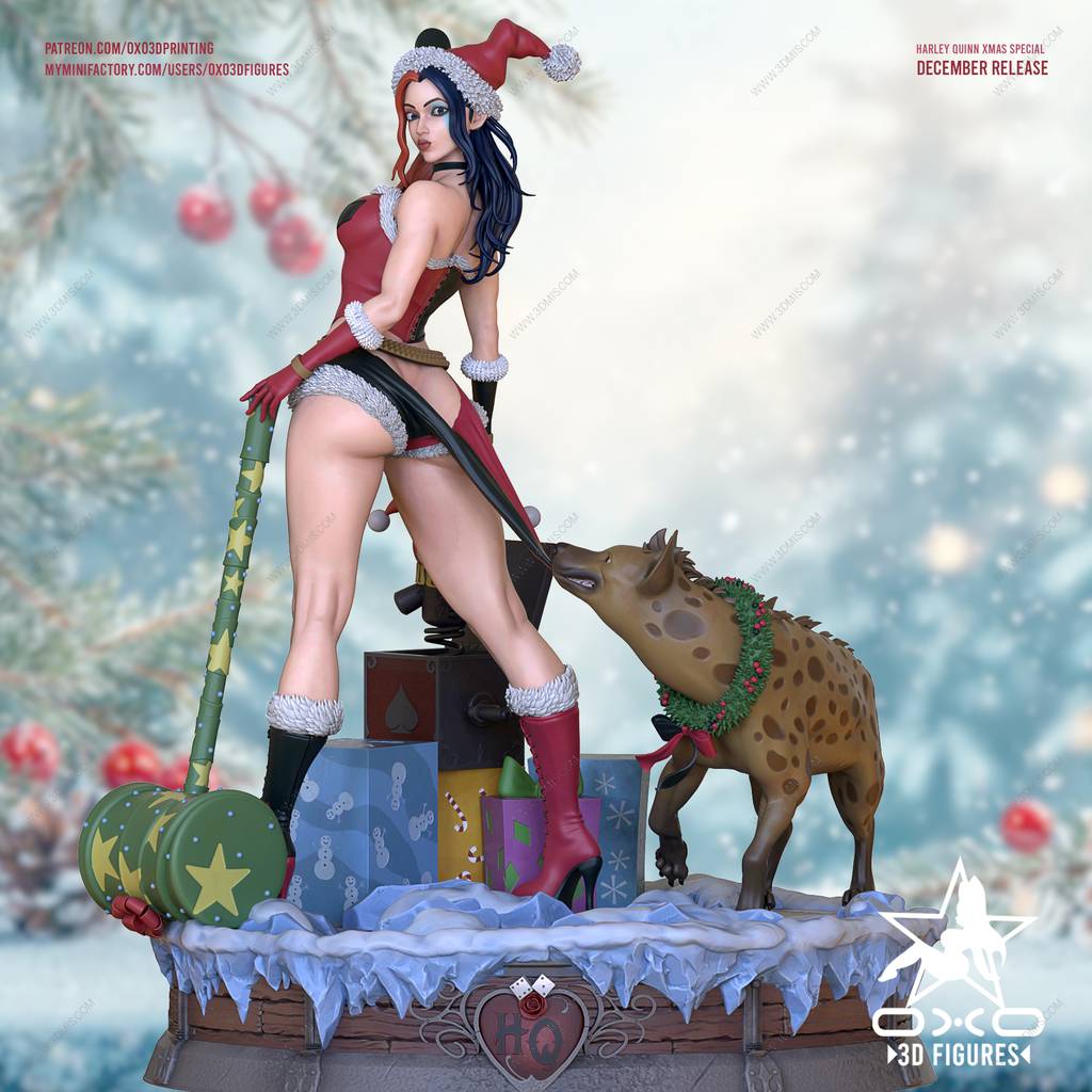 P站图纸印象馆 OXO3D DC漫画 哈莉·奎茵 OXO3D DC漫画 哈莉·奎茵