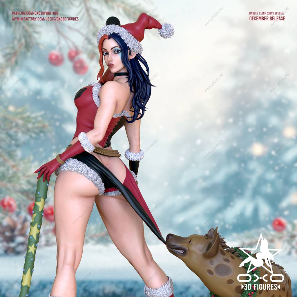 P站图纸印象馆 OXO3D DC漫画 哈莉·奎茵 OXO3D DC漫画 哈莉·奎茵