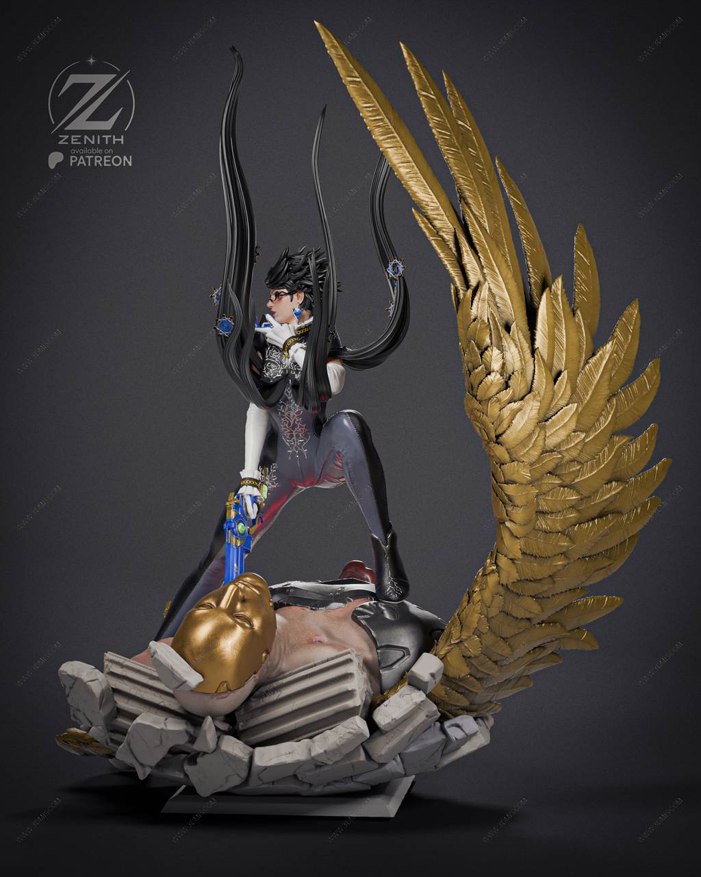 P站图纸印象馆 ZEZ STUDIOS 猎天使魔女 贝优妮塔 ZEZ STUDIOS 猎天使魔女 贝优妮塔