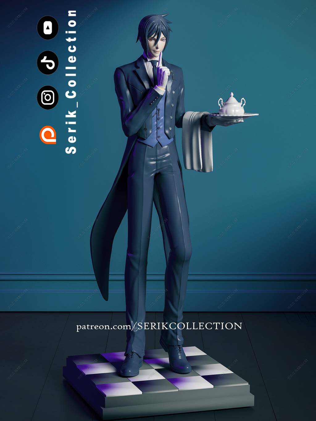 P站图纸印象馆 Serik 黑执事 塞巴斯蒂安·米卡利斯 Serik 黑执事 塞巴斯蒂安·米卡利斯