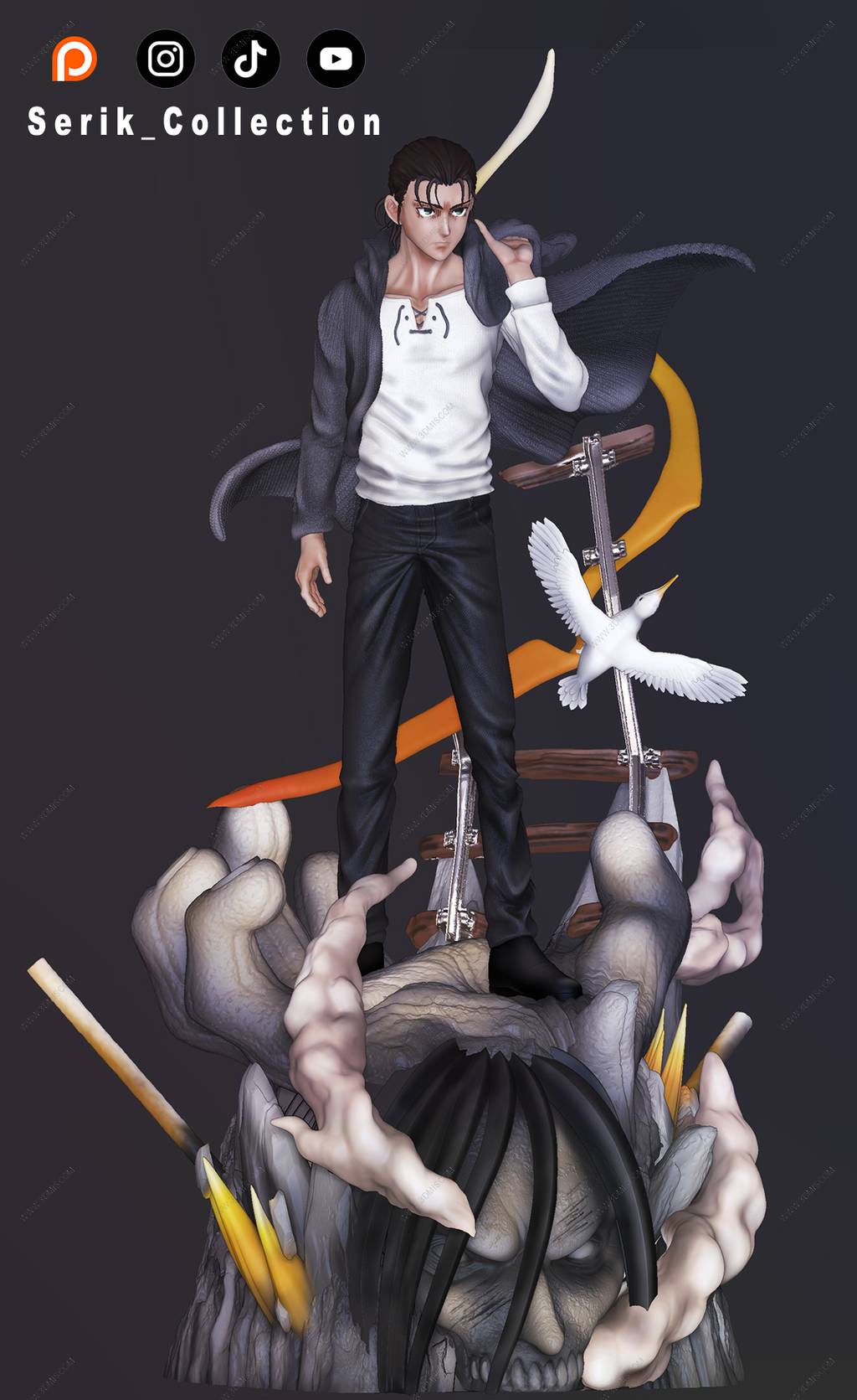 P站图纸印象馆 Serik 进击的巨人 艾伦·耶格尔 Serik 进击的巨人 艾伦·耶格尔