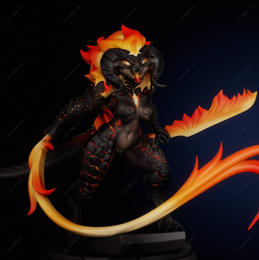 P站图纸印象馆 指环王 炎魔 指环王 炎魔