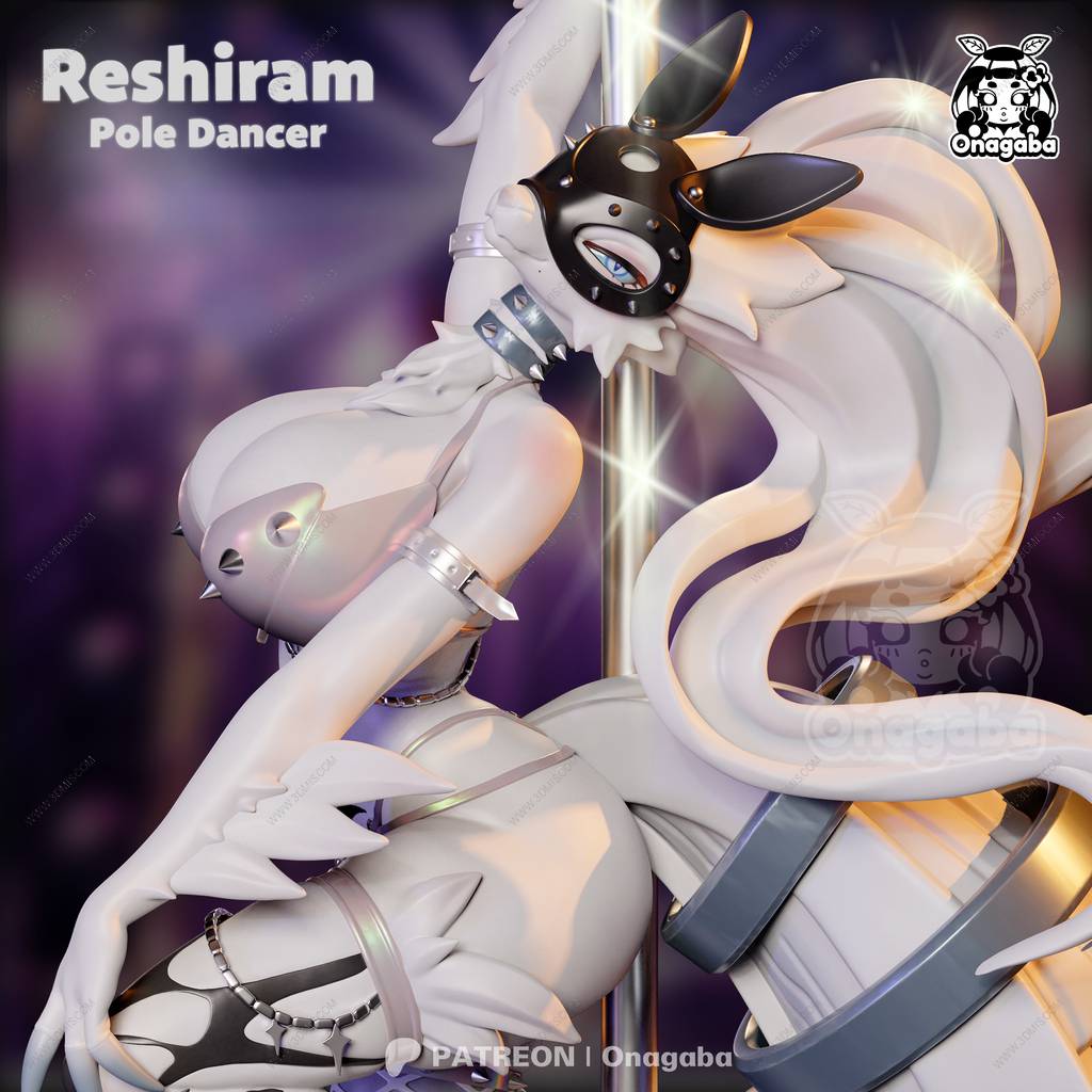 P站图纸印象馆 精灵宝可梦 莱希拉姆 精灵宝可梦 莱希拉姆