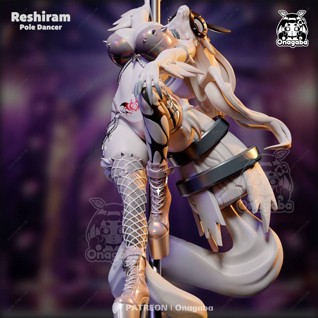 P站图纸印象馆 精灵宝可梦 莱希拉姆 精灵宝可梦 莱希拉姆