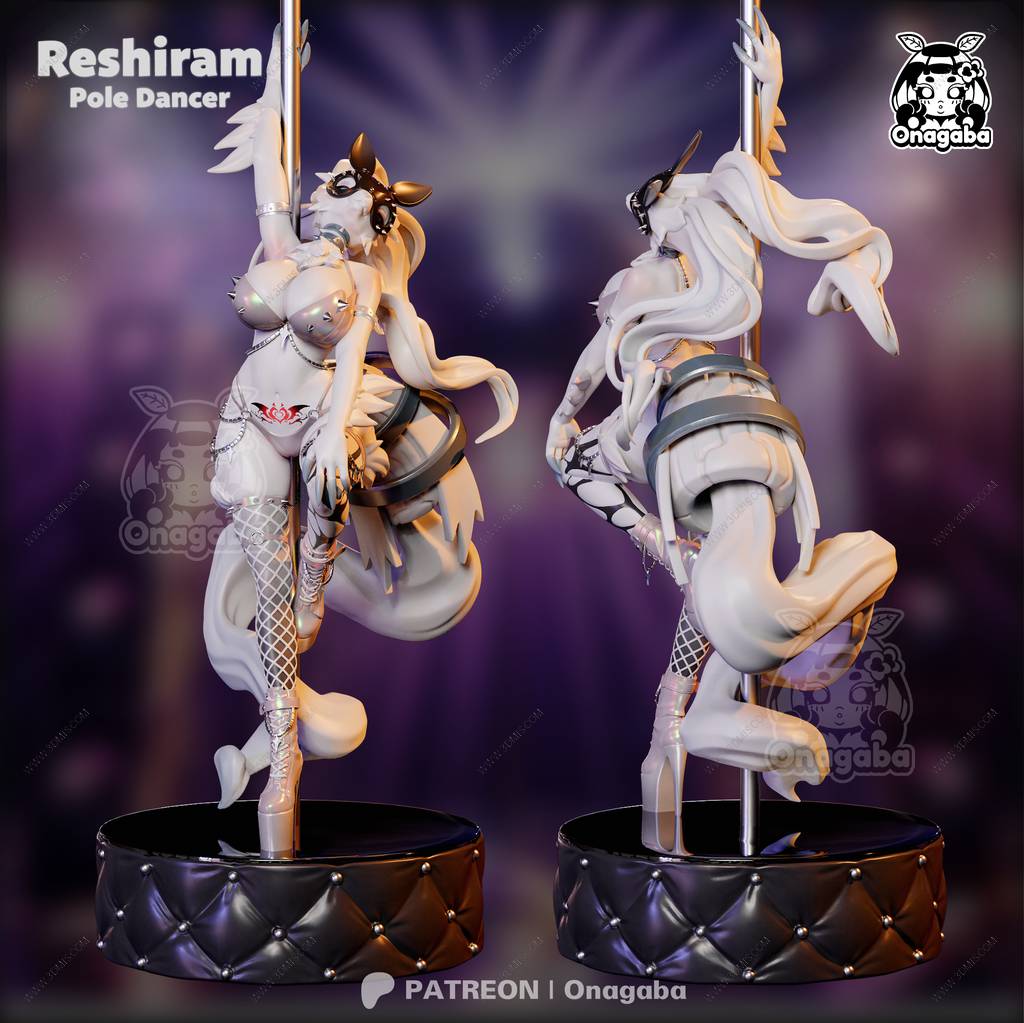 P站图纸印象馆 精灵宝可梦 莱希拉姆 精灵宝可梦 莱希拉姆