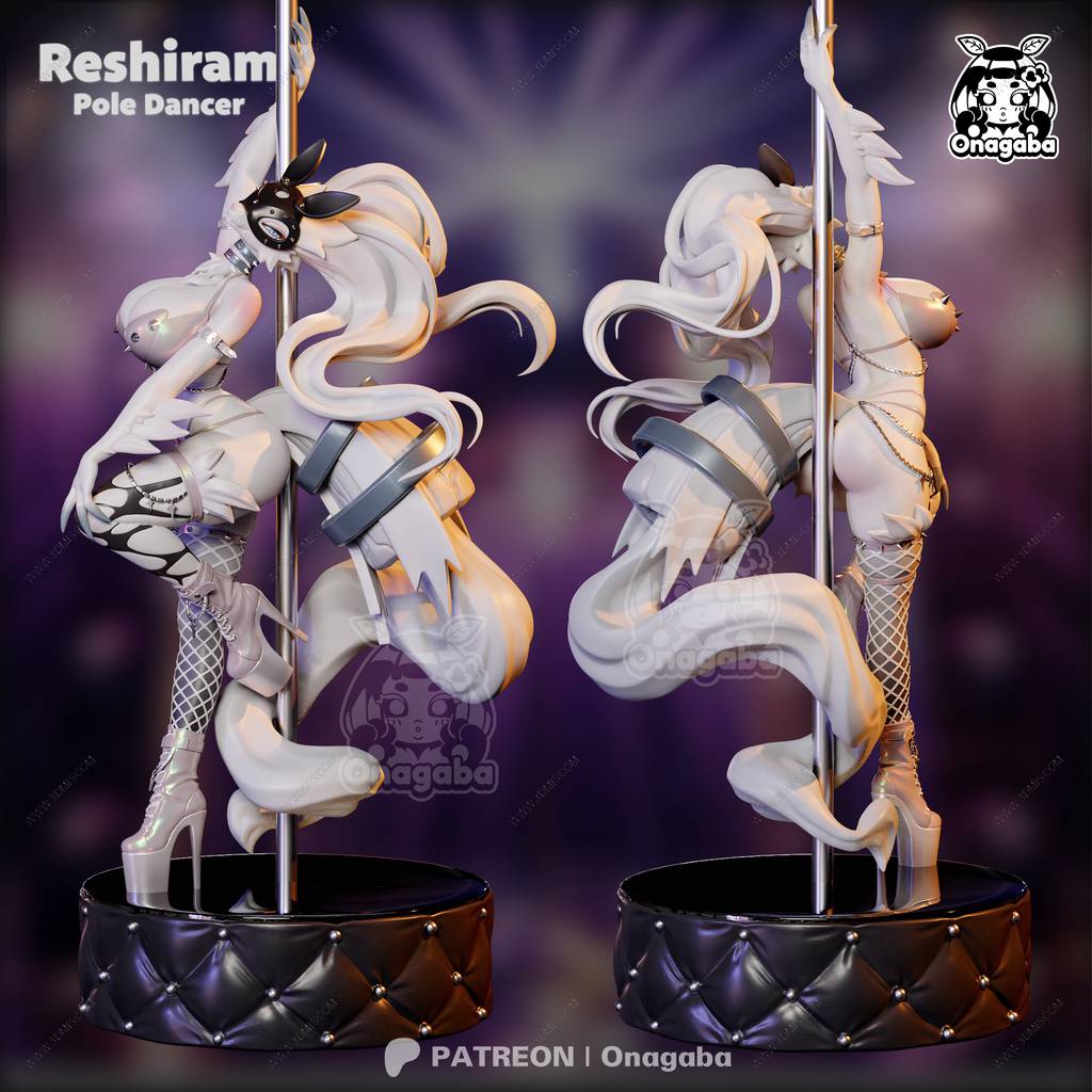 P站图纸印象馆 精灵宝可梦 莱希拉姆 精灵宝可梦 莱希拉姆