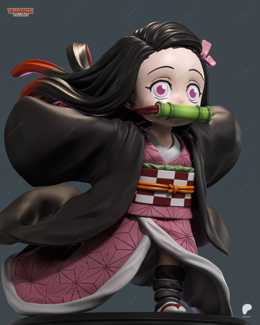 P站图纸印象馆 Tanuki Figures 鬼灭之刃 灶门祢豆子 Tanuki Figures 鬼灭之刃 灶门祢豆子