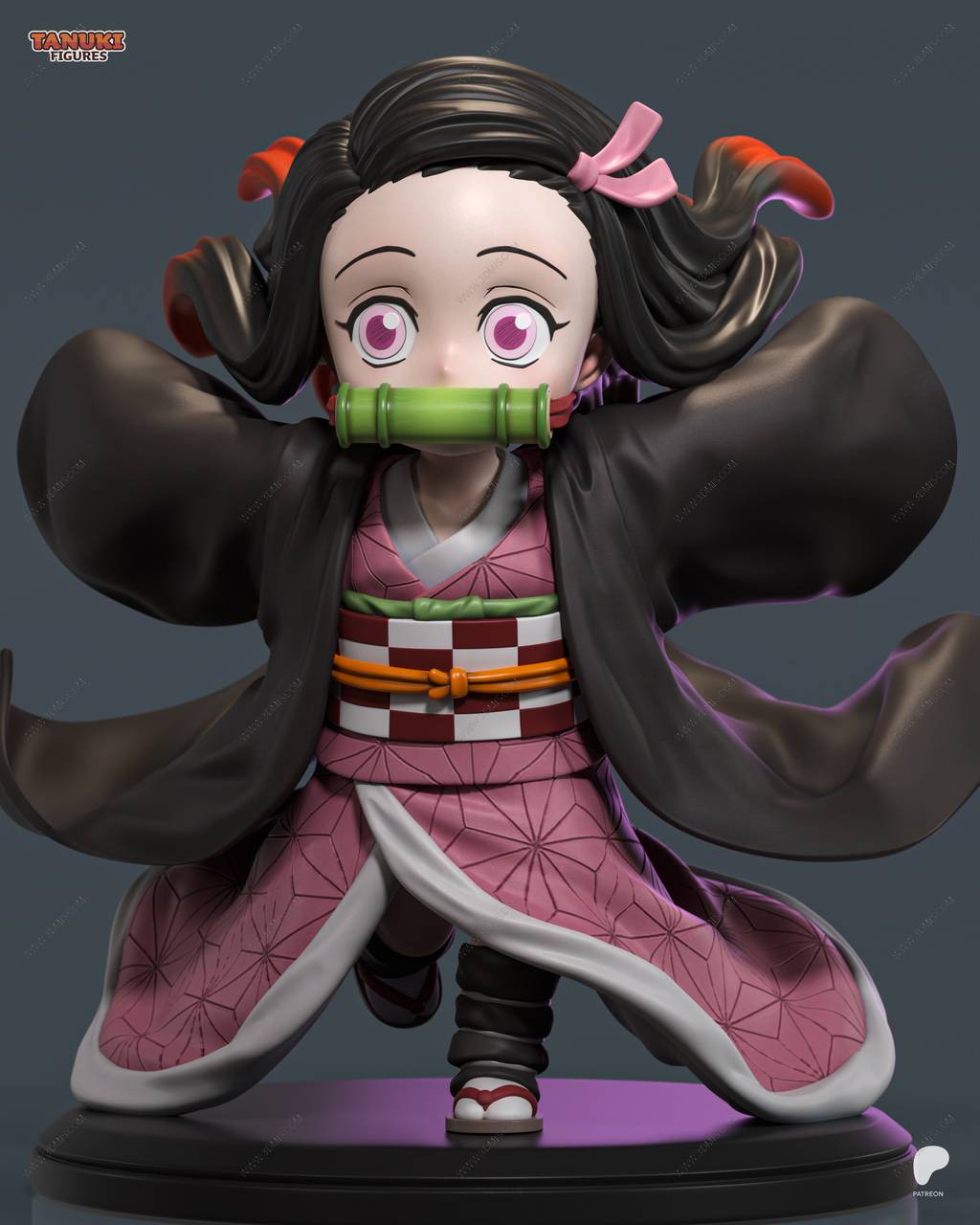 P站图纸印象馆 Tanuki Figures 鬼灭之刃 灶门祢豆子 Tanuki Figures 鬼灭之刃 灶门祢豆子