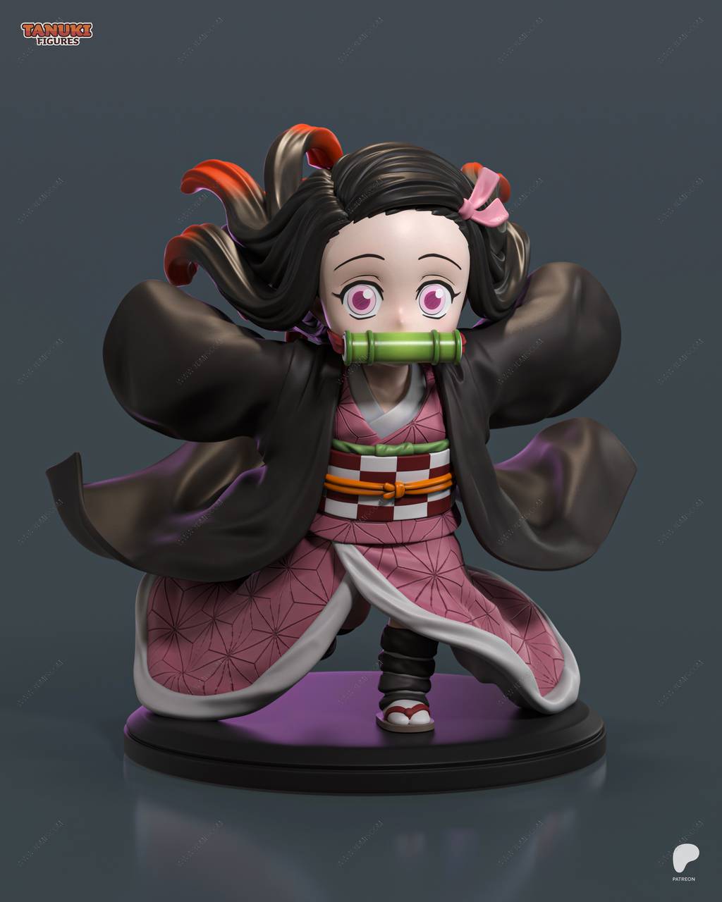 P站图纸印象馆 Tanuki Figures 鬼灭之刃 灶门祢豆子 Tanuki Figures 鬼灭之刃 灶门祢豆子