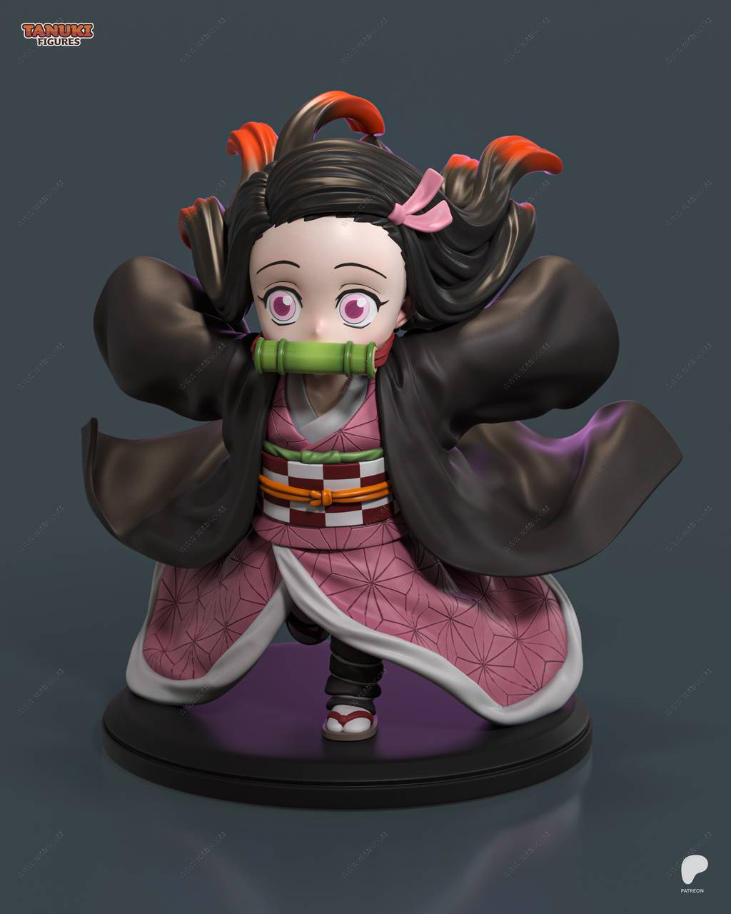 P站图纸印象馆 Tanuki Figures 鬼灭之刃 灶门祢豆子 Tanuki Figures 鬼灭之刃 灶门祢豆子